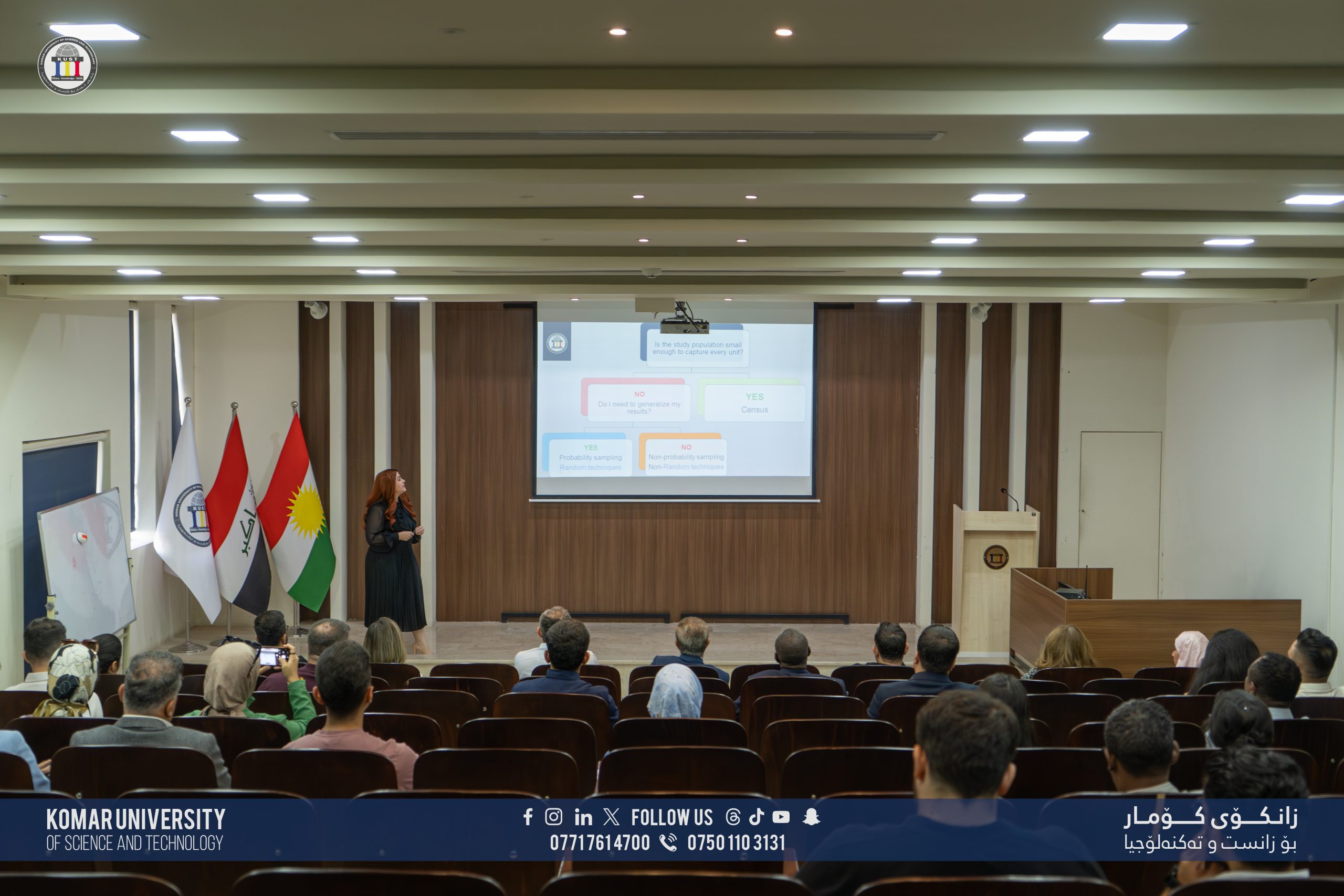 Seminar on Sampling Techniques and Sample Size Calculations Using G*Power Held at Komar University